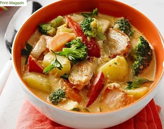 Potato Broccoli Curry